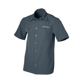 Polaris  Men's Pit Shirt Stretch woven Durable Hard Work Comfortable Fit Navy