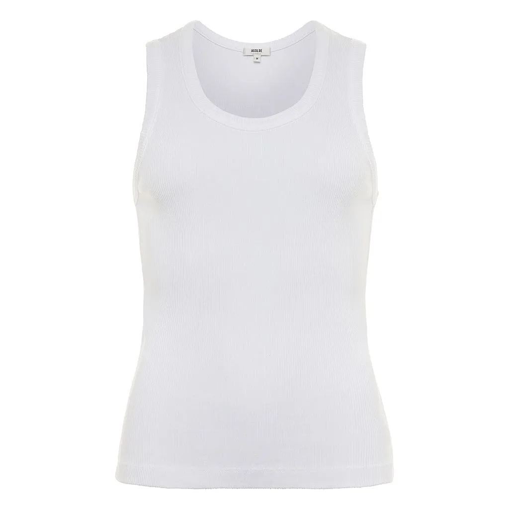 Poppy Tank (White)