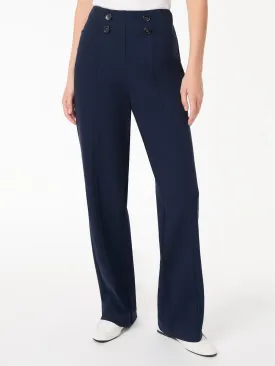 Pull-On High-Rise Wide Leg Pant