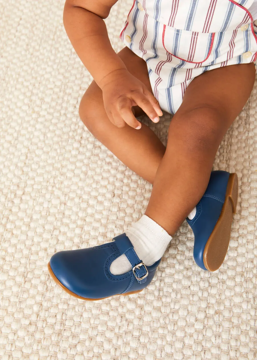 T-Bar Baby Shoes in Blue (20-24EU)