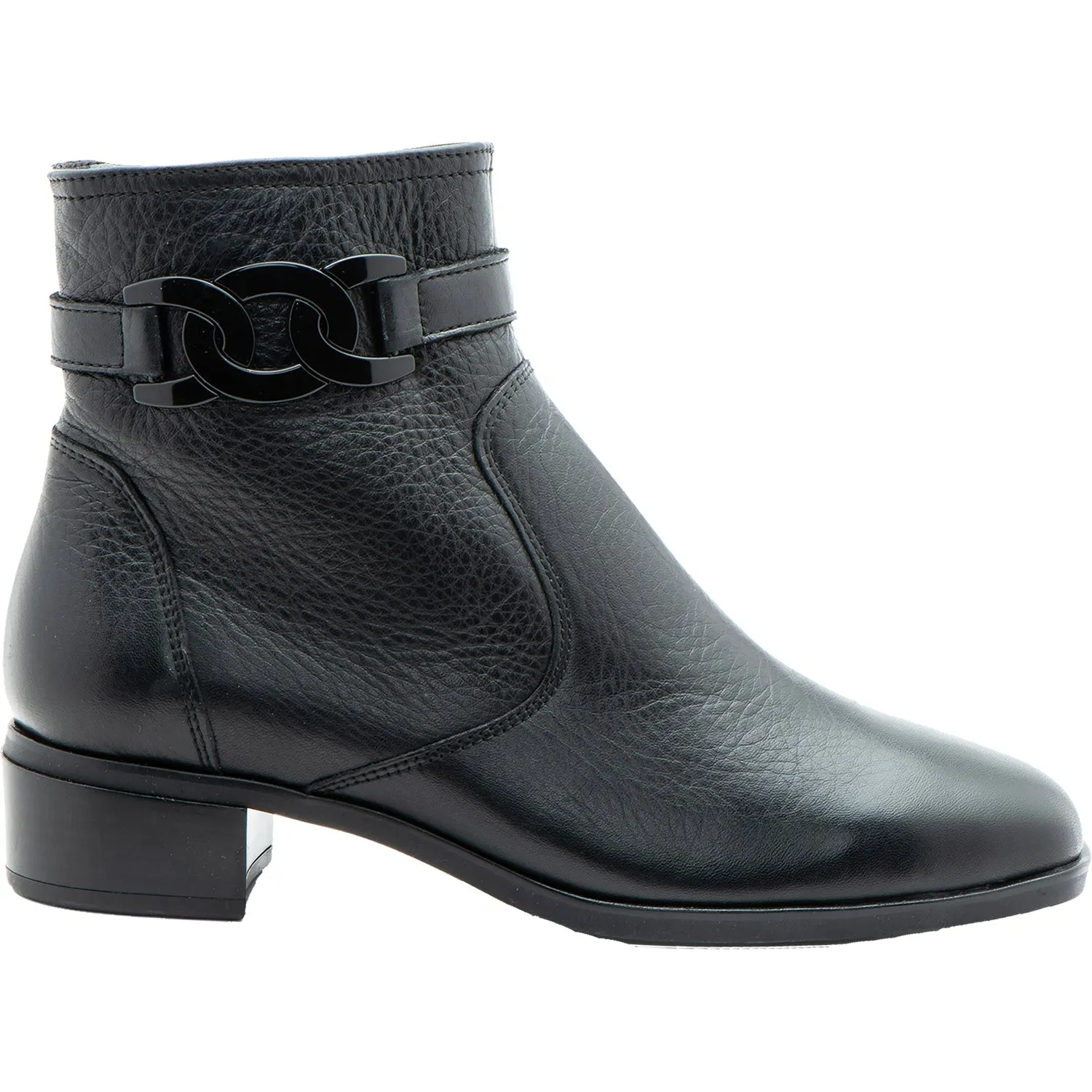 Women's Ara Grafton Black Calf Leather