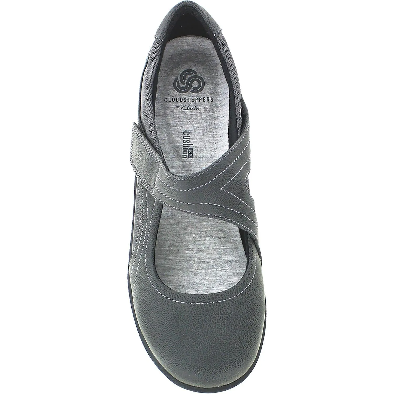 Women's Clarks Cloudsteppers Sillian Bella Grey Synthetic Nubuck