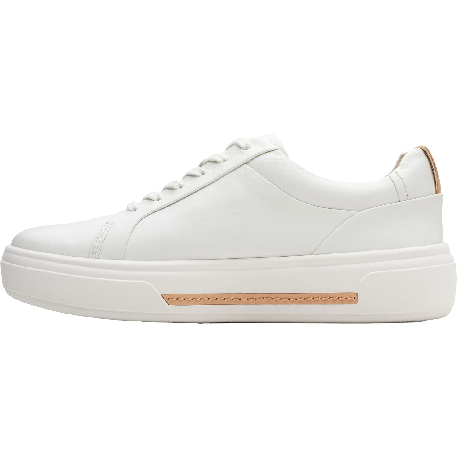 Women's Clarks Hollyhock Walk Off White Leather