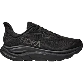 Women's Hoka Clifton 10 Black/Black Mesh