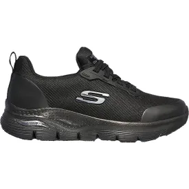 Women's Skechers Arch Fit SR Vermical Black Mesh