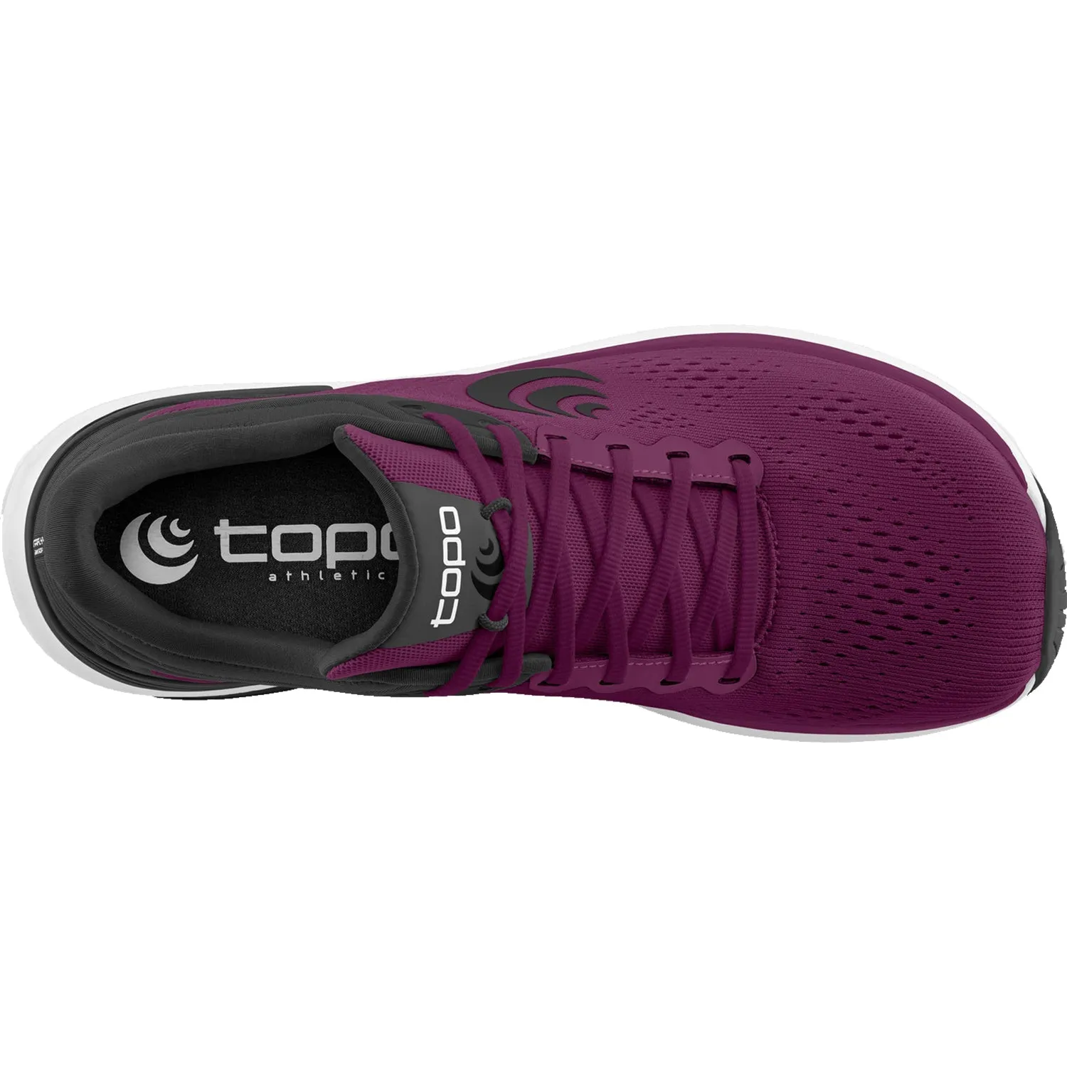 Women's Topo Ultrafly 4 Wine/Black Mesh