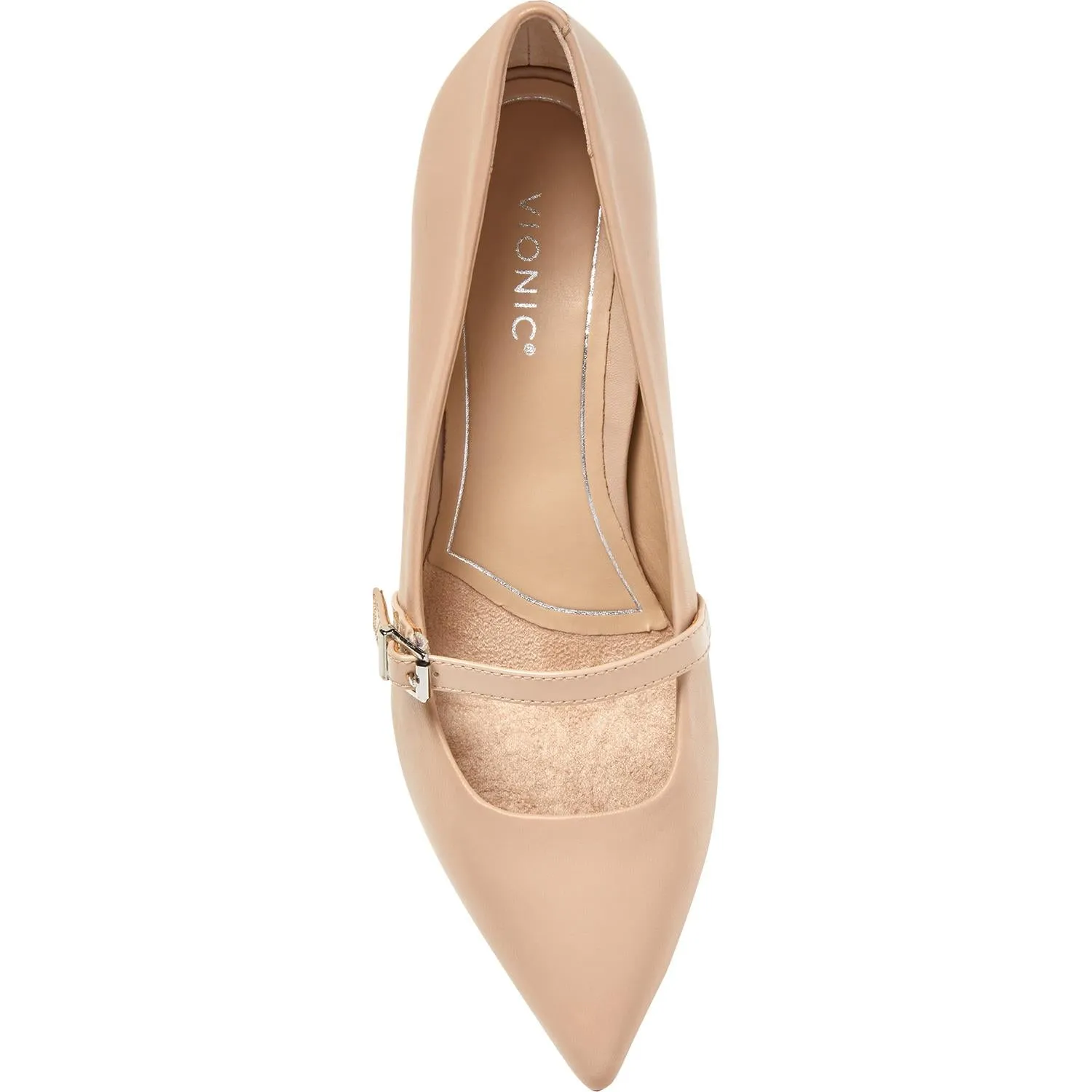 Women's Vionic Minnie Nude Beige Leather